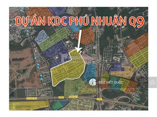 Chính chủ bán nhanh lô biệt thự trục chính, kdc phú nhuận tp thủ đức, đường 20m hướng tây bắc lô a2