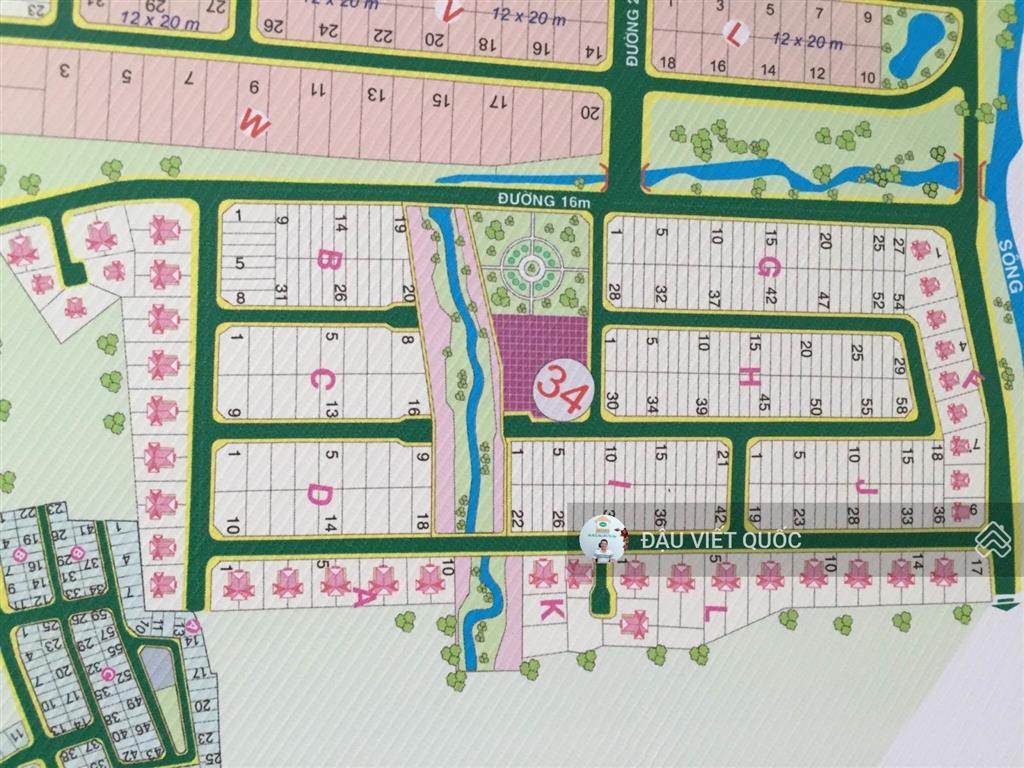 Bán đất nền dự án kdc đông dương, phường phú hữu, q. 9 (thành phố thủ đức), đường bưng ông thoàn