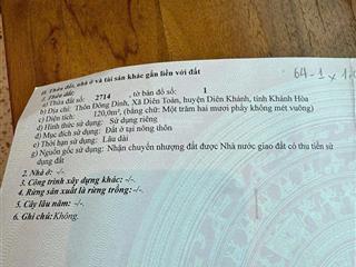 Bán lô hai mặt tiền tái định cư diên toàn