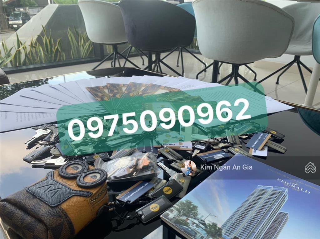 Chuyển nhượng chính chủ gửi bán căn góc 2pn 2wc full nội thất sổ sẵn chung cư the emerald golf view