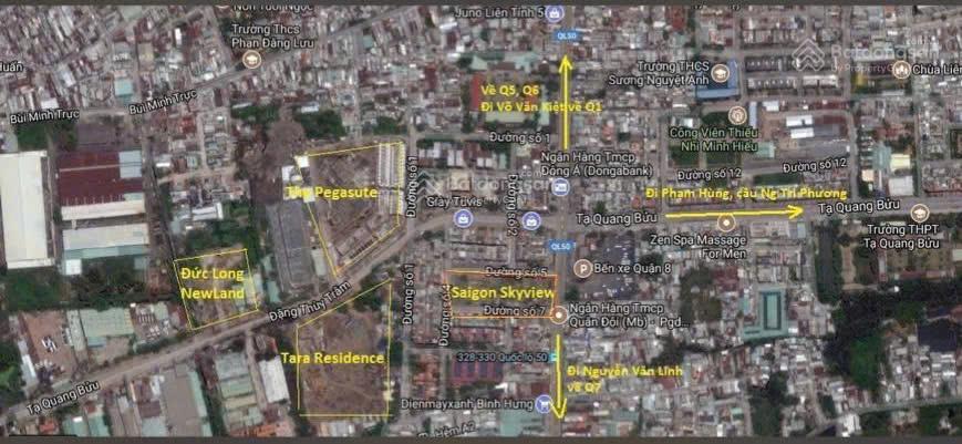 Mở bán dự án sài gòn sky view đường tạ quang bửu quận 8  0901 469 ***