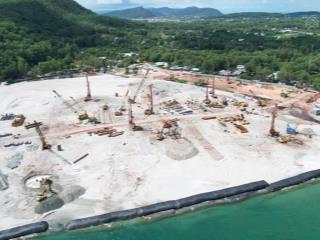 Bán đất 2 mặt tiền biển xã long hòa, dt 3022m2, có 1449.2m2 thổ cư, ngang 67.5m, giá 37tr/m2
