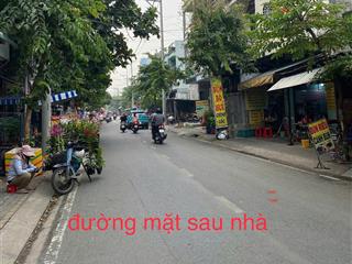 Nhà 2 mặt tiền trước sau 1 trệt 2 lầu gần bx an sương đối diện công viên 4x25