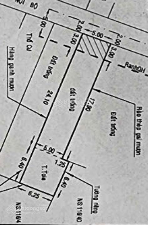 Khuôn đất 5x27 nở hậu 6.25 vuông vức đối diện nhà máy bia tiger quận 12 giá chỉ 5.8 tỷ c