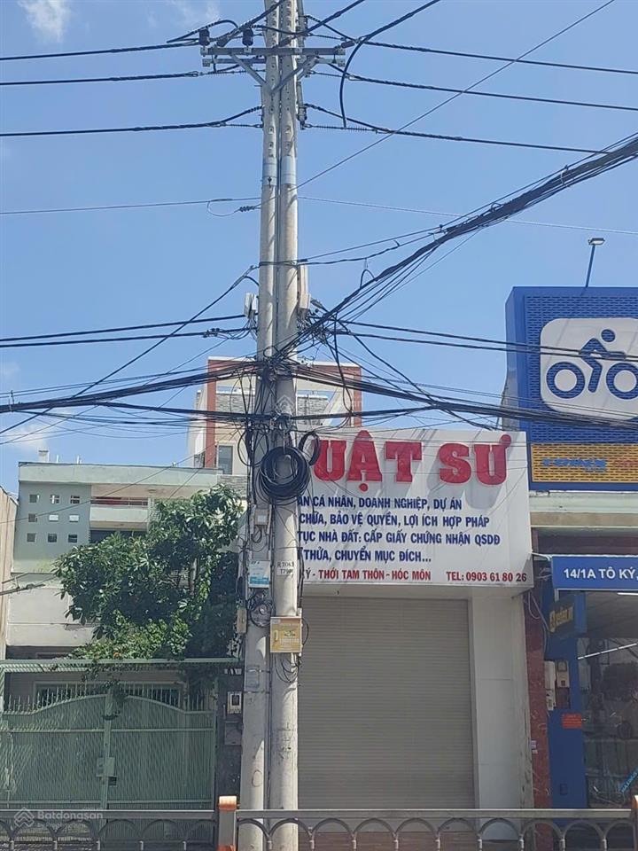 Bán mặt tiền tô ký, 1 trệt 1 lầu giá 14,9 tỷ, 4.5x29 cn 152m2, hóc môn, giá siêu hời