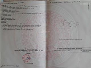 Bán mảnh đất đẹp, ở thôn đường nhạn, xã xuân nộn, huyện đông anh, tp hà nội. diện tích 72,3 m2