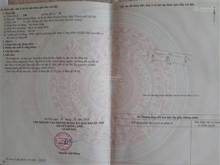 Bán mảnh đất đẹp, ở thôn đường nhạn, xã xuân nộn, huyện đông anh, tp hà nội. diện tích 72,3 m2