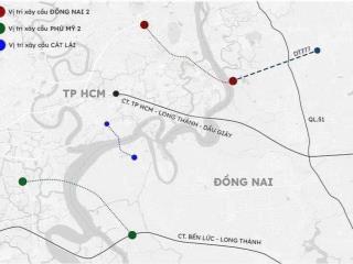 Bán 3000m2 đất nông nghiệpđón đầu cầu đồng nai 2vị trí kim cương giá chỉ 2 triệu/m2