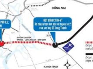 Bán 3000m2 ngay cao tốc long thành dggần cầu cao tốc long thànhcách trạm thu phí long phước 1.5km