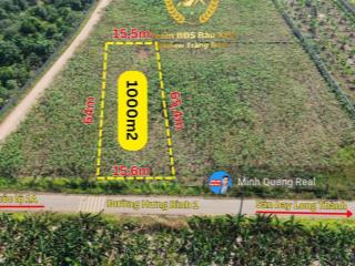 Bán đất hưng thịnh đường hưng bình 1, 1002m2, đất bằng phẳng vuông vức, mặt tiền rộng 15m