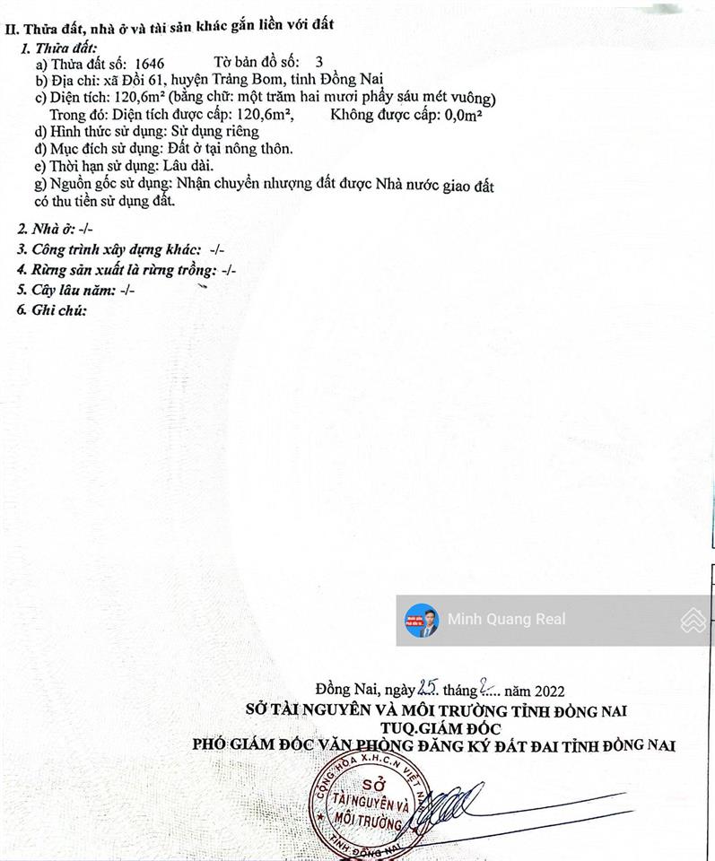 Cực ngộp! 120m2 full thổ sát vách kcn bàu xéo, đt 777 và tt trảng bom, chỉ 1.150 tỷ