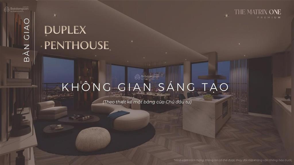 Căn hộ vip skyvilla penthouse president tại toà the luxe dự án the matrix one lê quang đạo mễ trì