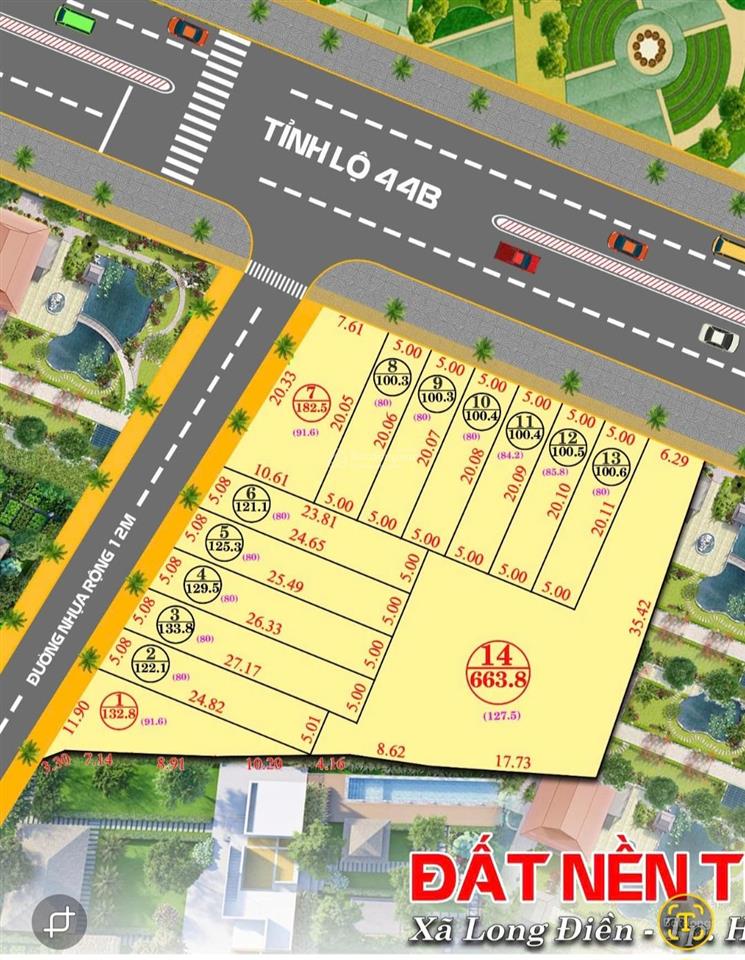 Bán đất 100% thổ cư 6m x 16m = 96m2  giá chỉ 1,45 tỷ  bao giấy tờ.