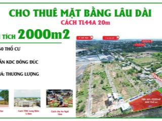 Cho thuê mặt bằng lâu dài  gần kcn an ngãi 70mx30m