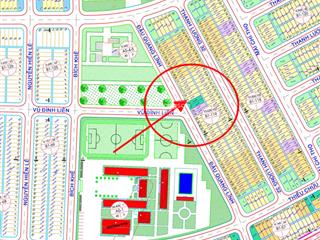Cần bán lô đất 100m2  đậu quang lĩnh đối diện công viên  vị trí trung tâm kdt hòa xuân