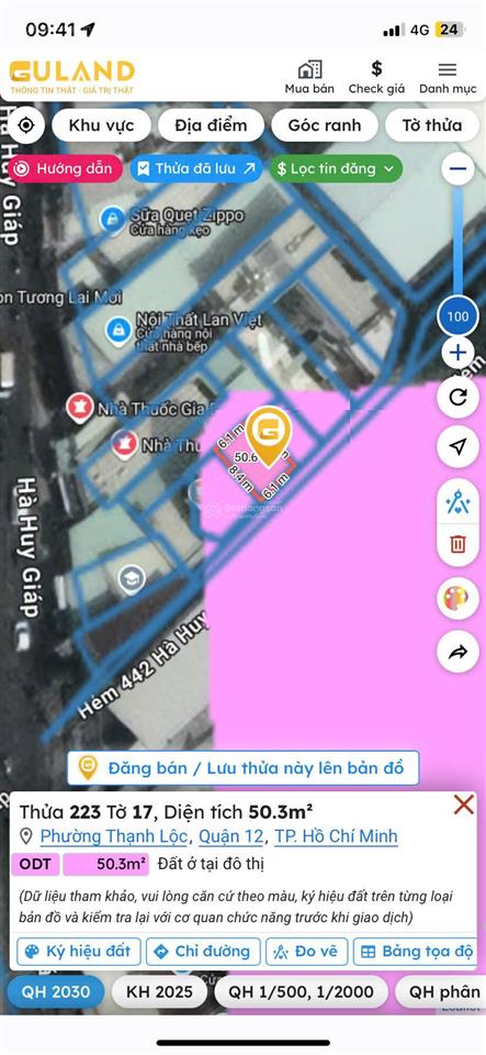 Bán nhà mặt tiền 448 hà huy giáp, thạnh lộc, q12, tp. hcm, 9.2 tỷ