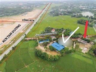 Vị trí đắc địa đối diện cổng chính kcn tam dương giá 1415