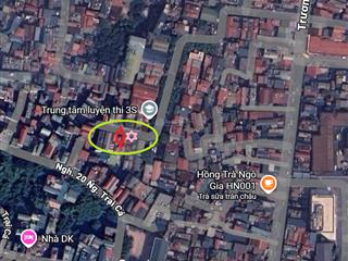 Bán nhà mặt ngõ 20 phố trương định