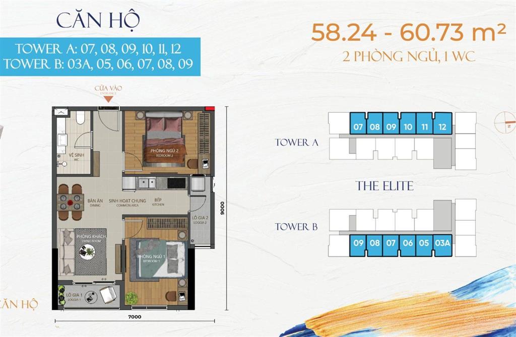 Suất nội bộ giỏ hàng đẹp nhất dự án , đầy đủ các diện tích từ chủ đầu tư