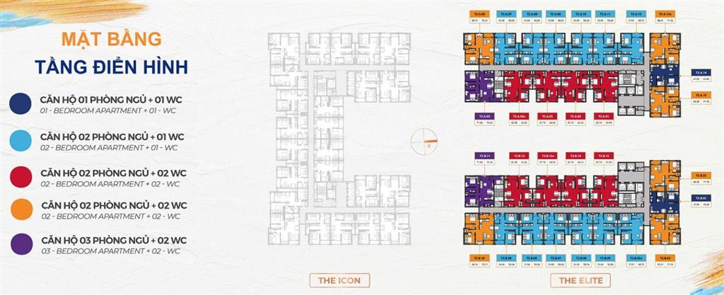 Suất nội bộ giỏ hàng đẹp nhất dự án , đầy đủ các diện tích từ chủ đầu tư