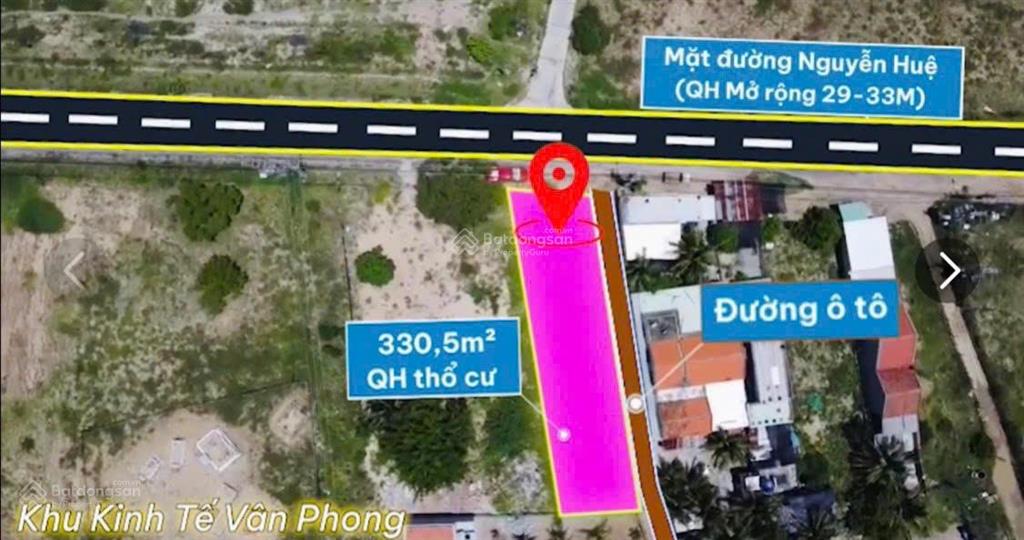 Bán đất mặt tiền nguyễn huệ, giá đầu tư chỉ 2,5 tỷ/291m2. vị trí gần sân bay charter