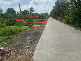 Đất thổ cư 5x42m mặt tiền đường ấp 3  4 xã thanh phú, giáp dự ecopark retrea long an