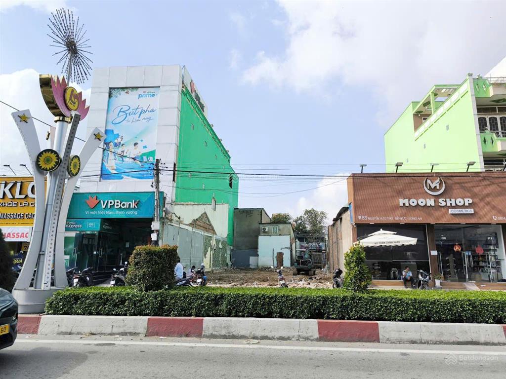 Bán đất thổ cư 10.58x29m mt đường nguyễn hữu thọ, tt bến lức, long an