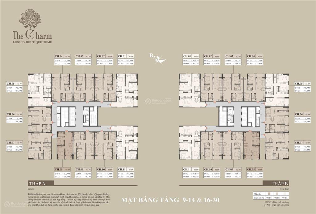 Cần bán căn 2pn 72m2 chung cư the charm an hưng view tiện ích nội khu. giá 6.2 tỷ