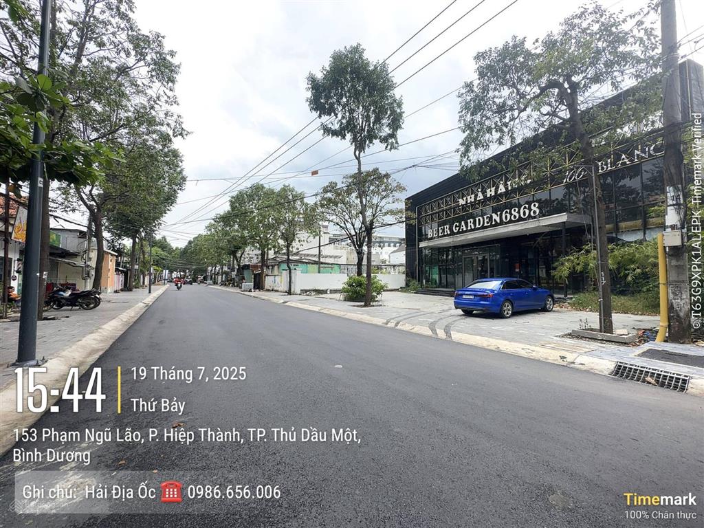 Hiếm đất mặt tiền đường phạm ngũ lão gần ngã 6 bình dương dt 9.5 x 21 ( full thổ cư )