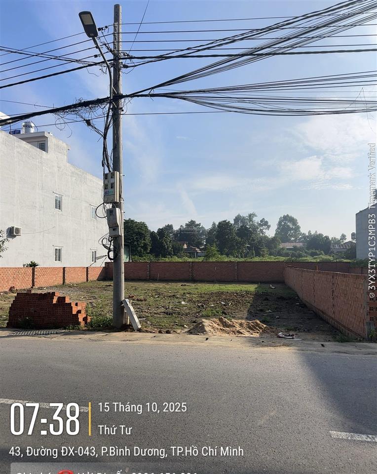 Bán đất mặt tiền dx 043  phú mỹ, vị trí cách đường phạm ngọc thạch chỉ 50m