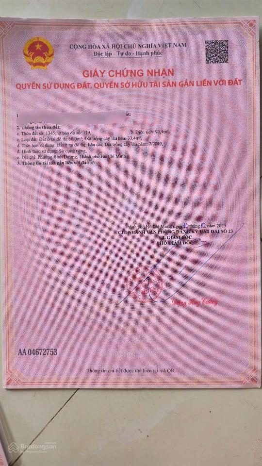 Bán đất mặt tiền dx 043  phú mỹ, vị trí cách đường phạm ngọc thạch chỉ 50m