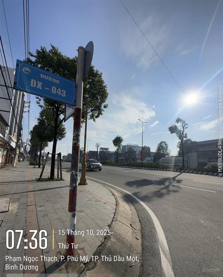 Bán đất mặt tiền dx 043  phú mỹ, vị trí cách đường phạm ngọc thạch chỉ 50m