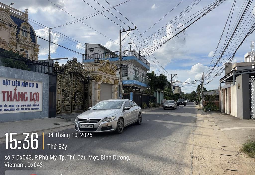 Bán đất mặt tiền dx 043  phú mỹ, vị trí cách đường phạm ngọc thạch chỉ 50m