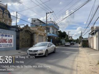 Bán đất mặt tiền dx 043  phú mỹ, vị trí cách đường phạm ngọc thạch chỉ 50m