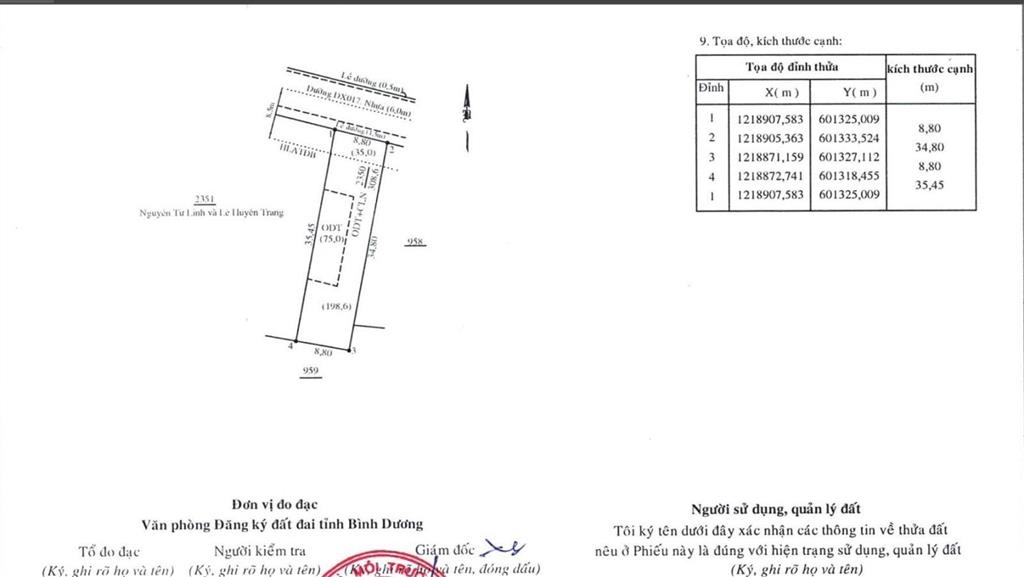 Bán đất mặt tiền đường đx 017 phú mỹ, diện tích đẹp 8,8m x 35m, cách đường huỳnh văn luỹ 50m