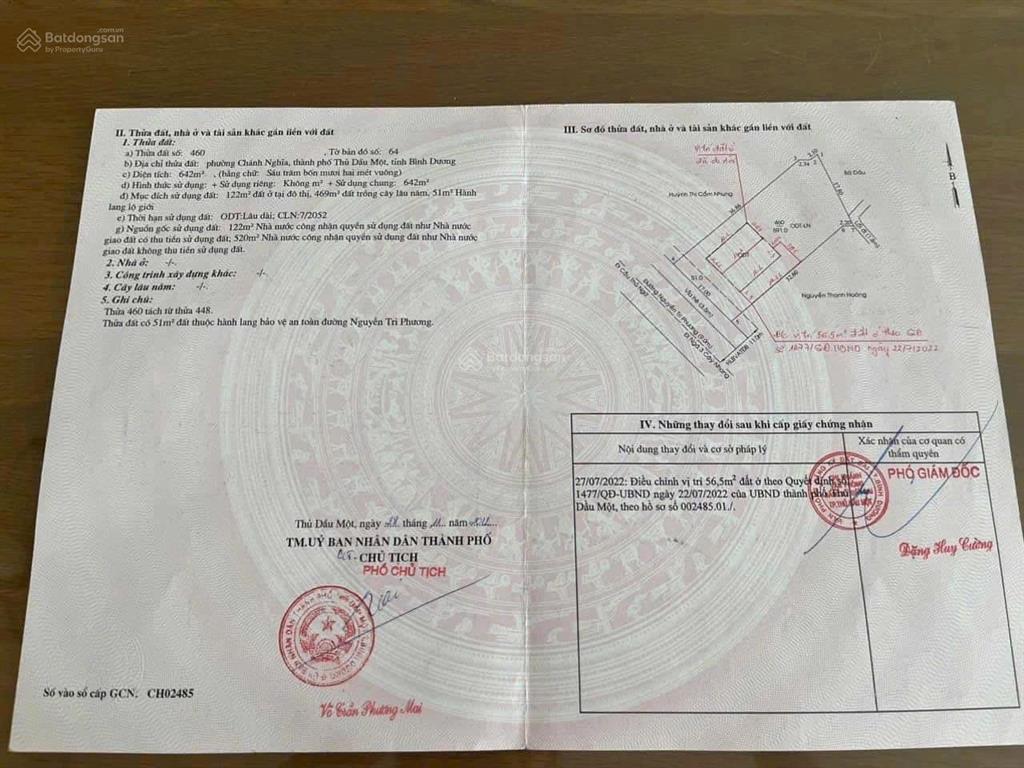 Bán 642m2 đất mặt tiền nguyễn tri phương  diện tích quá đẹp 17 x 35m