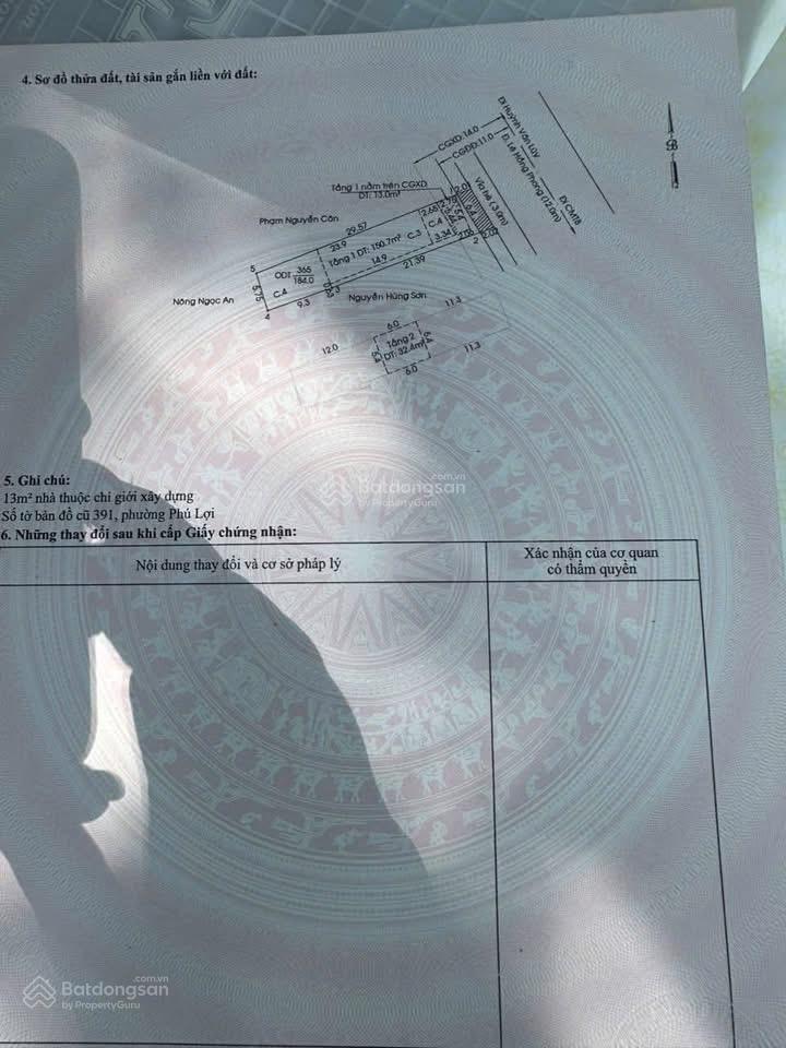 Mặt tiền đường lê hồng phong  diện tích 5,75 x 30m  full thổ cư  vị trí ngay ngã 4 đắc địa