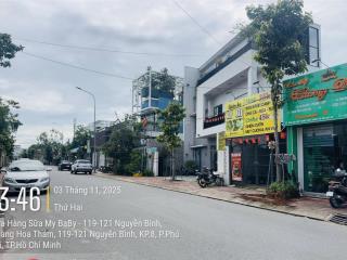 Bán đất mặt tiền đường liên phường hiệp thành  phú lợi , giáp vòng xoay hiệp thành 3