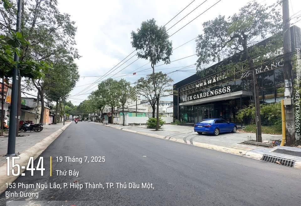 Nhà mặt tiền đường phạm ngũ lão , gần trường việt anh, ngã 6 bình dương ,dt 9.5 x 21 (full thổ cư)