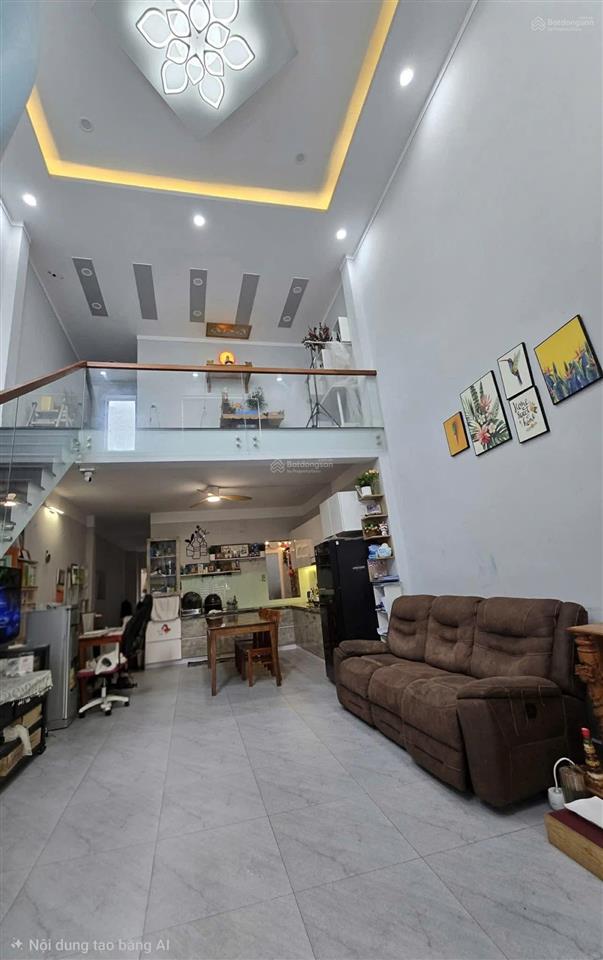 Nhà hiệp thành  trệt lững 3 phòng ngủ , sân trước ô tô , sân sau thoáng  đường thông