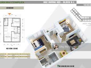 Bán 2n1vs xuân mai  tầng trung , hướng mát