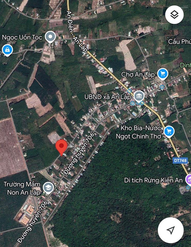 Chính chủ cần bán đất mặt tiền đường nhựa có thổ cư gần trung tâm hành chính huyện ngang 10x60m