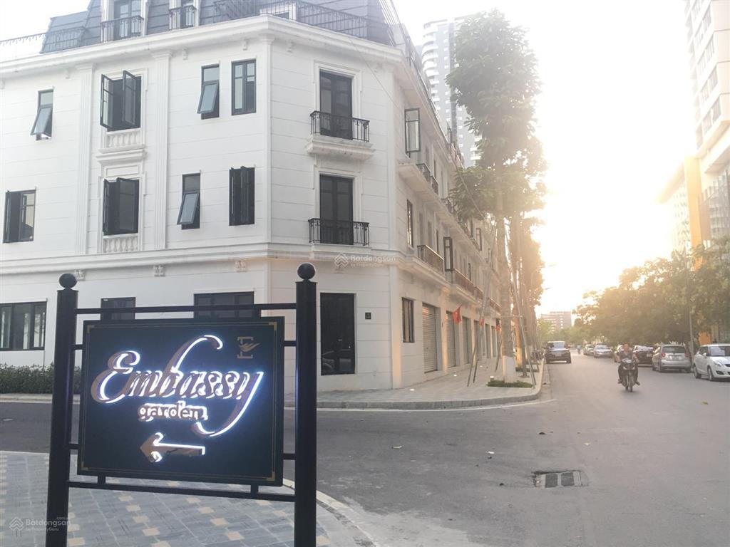 Cần bán shophouse liền kề embassy garden khu đô thị tây hồ tây 120m2