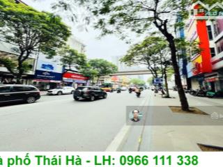 Hiếm! chỉ hơn 30tỷ có ngay cửa hàng mặt phố vip thái hà 52m2  vỉa hè rộng  kinh doanh sầm uất!