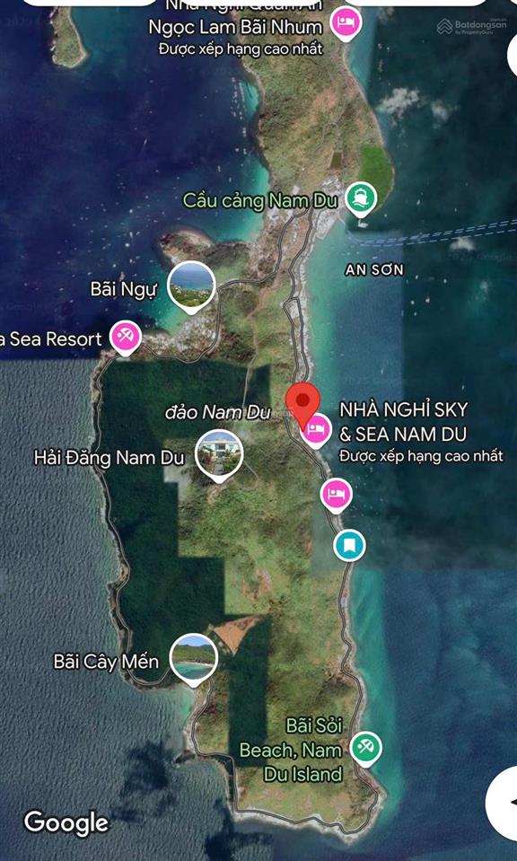 Cần bán lô đất mặt biển đảo nam du view biển cực đẹp, phù hợp xây nhà nghỉ dưỡng, nhà nghỉ