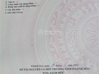Bán 1000m2 full thổ cư khu an toàn cam lâm