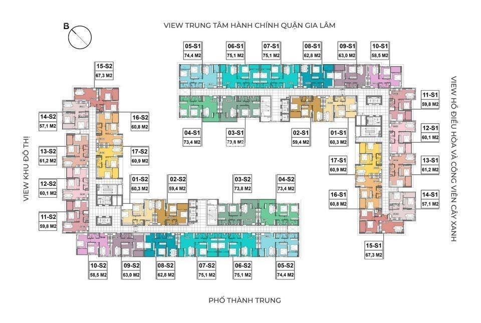 Bán căn hộ chung cư view hồ 32ha thị trấn trâu quỳ sẵn sổ, giao nhà ngay, hỗ trợ vay