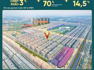 Shophouse góc ocean park 3 duy nhất trục đường thông siêu hiếm
