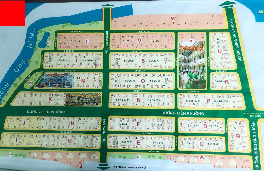 Cần bán nhanh 2 nền nhà phố đường 12m – KDC Sở Văn Hóa Thông Tin, P. Phú Hữu, TP. Thủ Đức