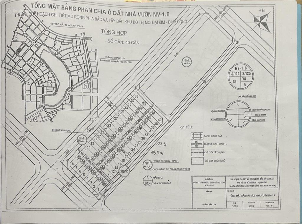 Cập nhật bảng giá dự án đại kim định công mở rộng, hàng hiếm giá 7x triệu/m2